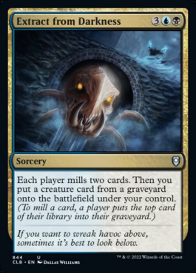 Extract from Darkness [Commander Legends: Battle for Baldur's Gate] | Jomio and Rueliete's Cards and Comics