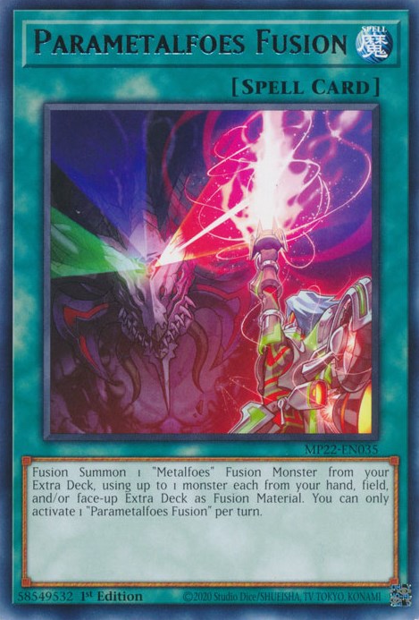 Parametalfoes Fusion [MP22-EN035] Rare | Jomio and Rueliete's Cards and Comics