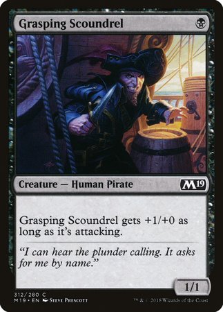 Grasping Scoundrel [Core Set 2019] | Jomio and Rueliete's Cards and Comics