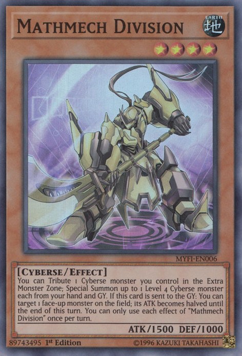 Mathmech Division [MYFI-EN006] Super Rare | Jomio and Rueliete's Cards and Comics