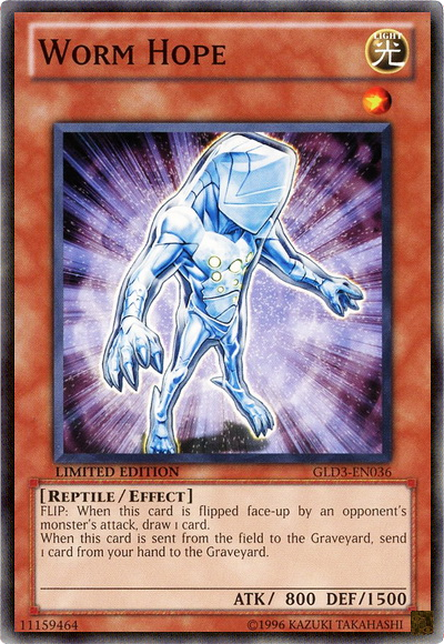 Worm Hope [GLD3-EN036] Common | Jomio and Rueliete's Cards and Comics