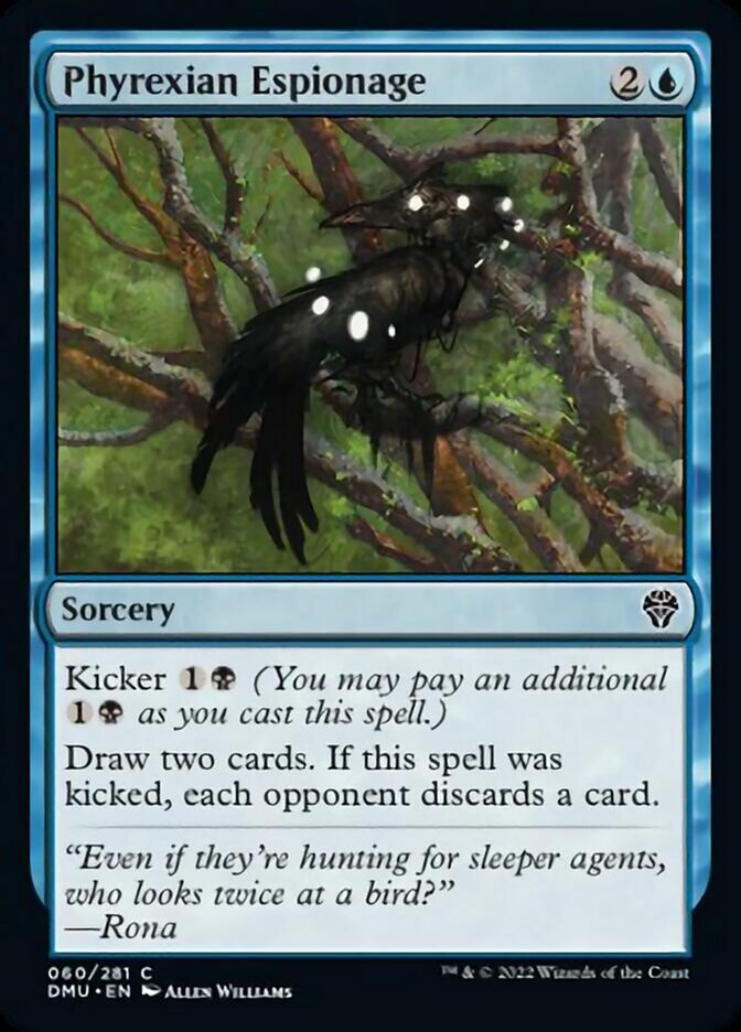 Phyrexian Espionage [Dominaria United] | Jomio and Rueliete's Cards and Comics