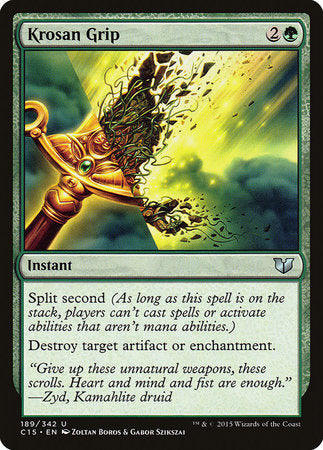 Krosan Grip [Commander 2015] | Jomio and Rueliete's Cards and Comics