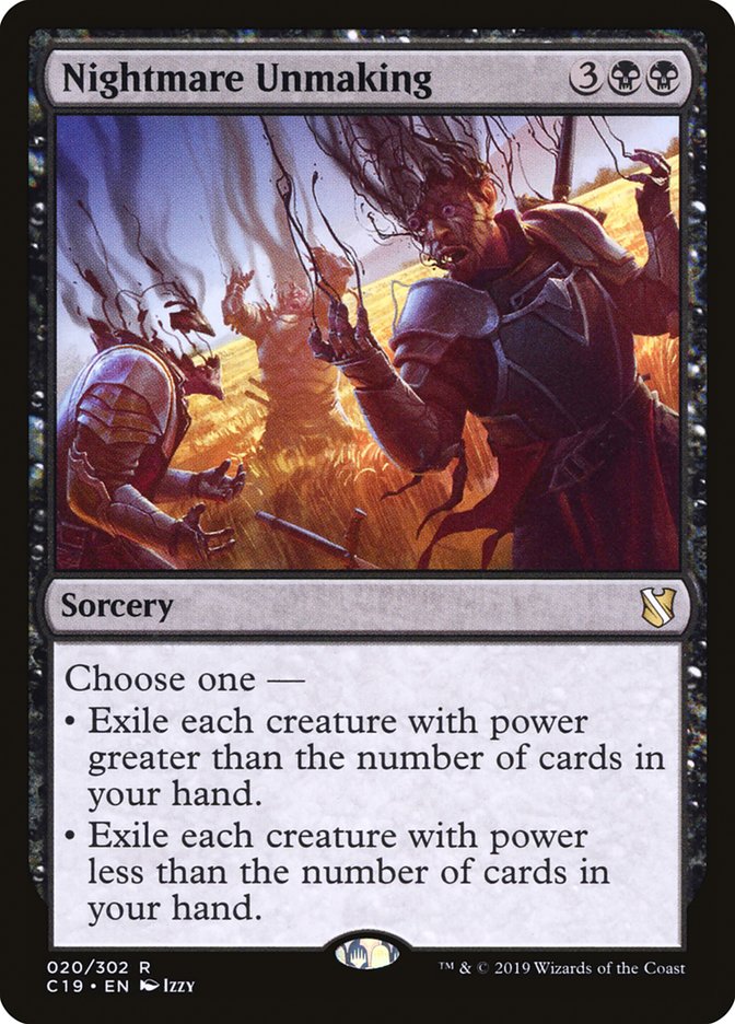 Nightmare Unmaking [Commander 2019] | Jomio and Rueliete's Cards and Comics