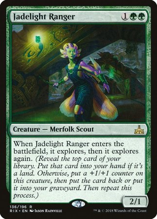 Jadelight Ranger [Rivals of Ixalan] | Jomio and Rueliete's Cards and Comics