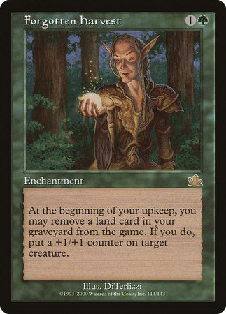 Forgotten Harvest [Prophecy] | Jomio and Rueliete's Cards and Comics