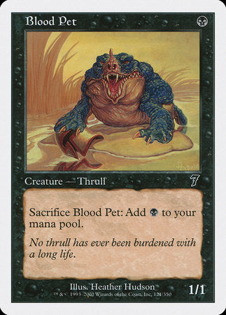 Blood Pet [Seventh Edition] | Jomio and Rueliete's Cards and Comics