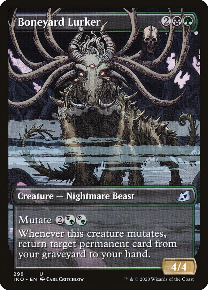 Boneyard Lurker (Showcase) [Ikoria: Lair of Behemoths] | Jomio and Rueliete's Cards and Comics
