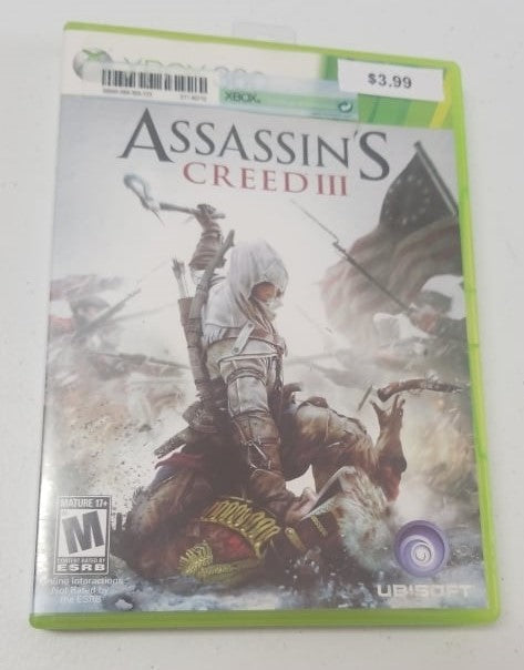Assassin's Creed 3 - Xbox 360 Video Game | Jomio and Rueliete's Cards and Comics
