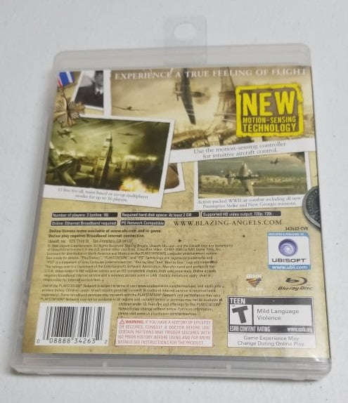 Blazing Angels: Squadrons of WWII - Playstation 3 Video Game | Jomio and Rueliete's Cards and Comics