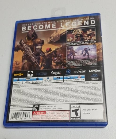 Destiny - Playstation 4 Video Game | Jomio and Rueliete's Cards and Comics