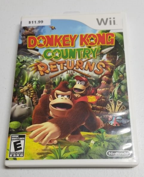 Donkey Kong Country Returns - Wii Video Game | Jomio and Rueliete's Cards and Comics