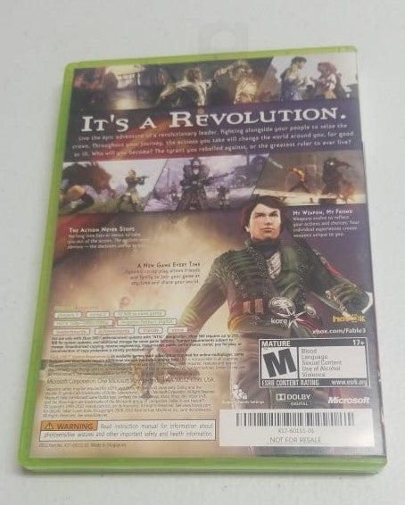 Fable 3 - Xbox 360 Video Game | Jomio and Rueliete's Cards and Comics