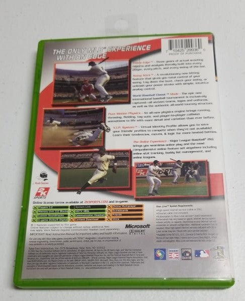 Major League Baseball 2K6 - Xbox Video Game | Jomio and Rueliete's Cards and Comics