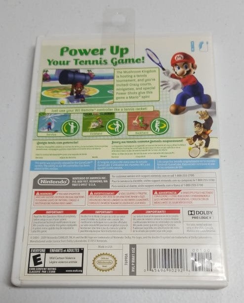 Nintendo Select Mario Power Tennis - Wii Video Game | Jomio and Rueliete's Cards and Comics