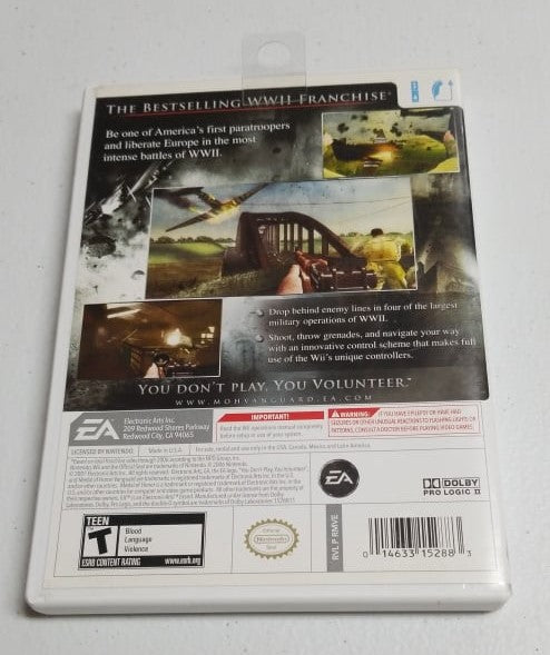 Medal of Honor: Vanguard - Wii Video Game | Jomio and Rueliete's Cards and Comics