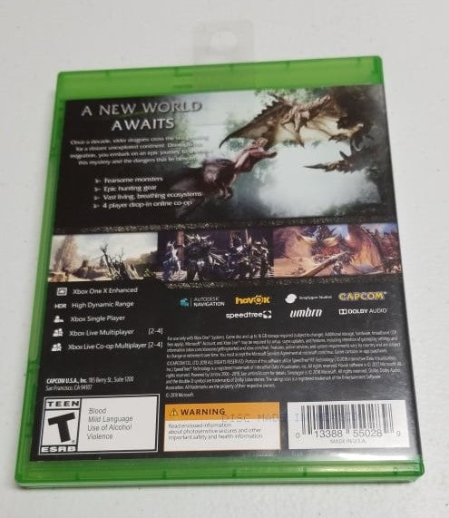 Monster Hunter World - Xbox One Video Game | Jomio and Rueliete's Cards and Comics