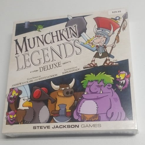 Munchkin Legends Deluxe Steve Jackson Games Board Game | Jomio and Rueliete's Cards and Comics