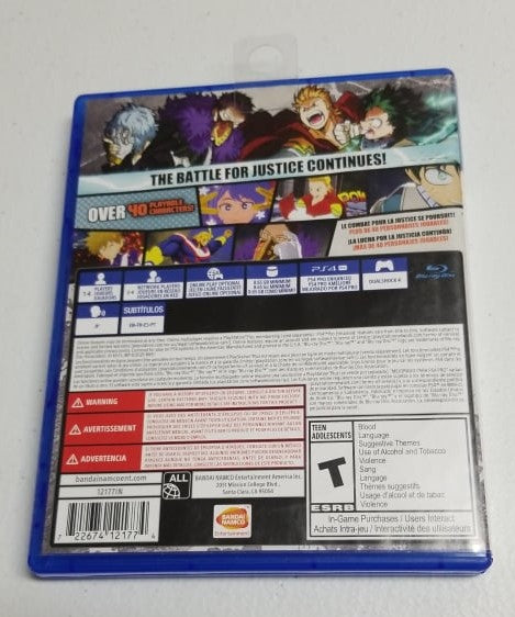 My Hero One's Justice 2 - Playstation 4 Video Game | Jomio and Rueliete's Cards and Comics
