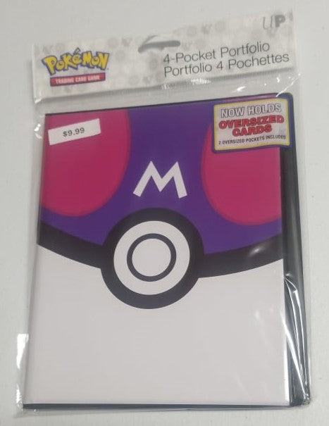 Master Ball Ultra Pro Pokemon 4-Pocket Portfolio | Jomio and Rueliete's Cards and Comics