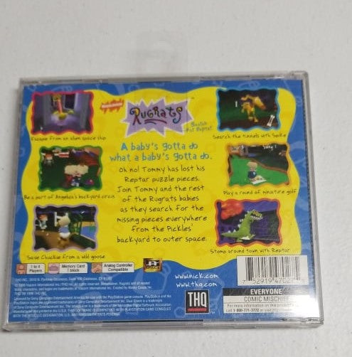 Rugrats: Search for Reptar - Playstation Video Game | Jomio and Rueliete's Cards and Comics