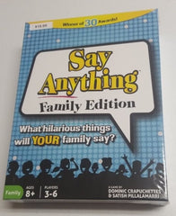 Say Anything Family Edition Board Game | Jomio and Rueliete's Cards and Comics