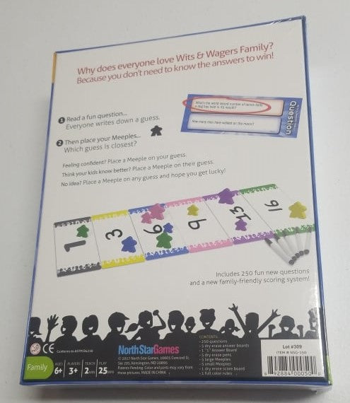 Wits and Wagers Family Edition Board Game | Jomio and Rueliete's Cards and Comics