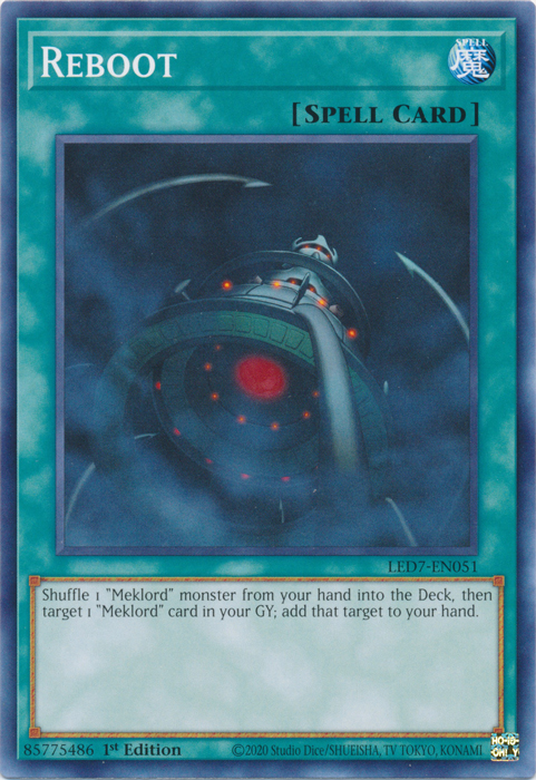 Reboot [LED7-EN051] Common | Jomio and Rueliete's Cards and Comics