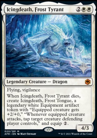 Icingdeath, Frost Tyrant (Promo Pack) [Dungeons & Dragons: Adventures in the Forgotten Realms Promos] | Jomio and Rueliete's Cards and Comics