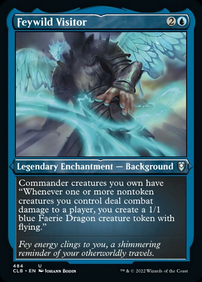 Feywild Visitor (Foil Etched) [Commander Legends: Battle for Baldur's Gate] | Jomio and Rueliete's Cards and Comics