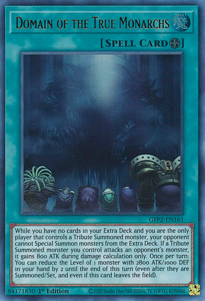 Domain of the True Monarchs [GFP2-EN161] Ultra Rare | Jomio and Rueliete's Cards and Comics