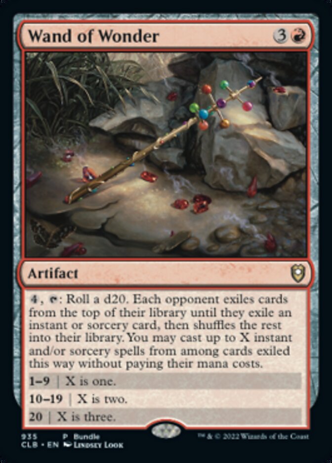 Wand of Wonder (Bundle) [Commander Legends: Battle for Baldur's Gate] | Jomio and Rueliete's Cards and Comics