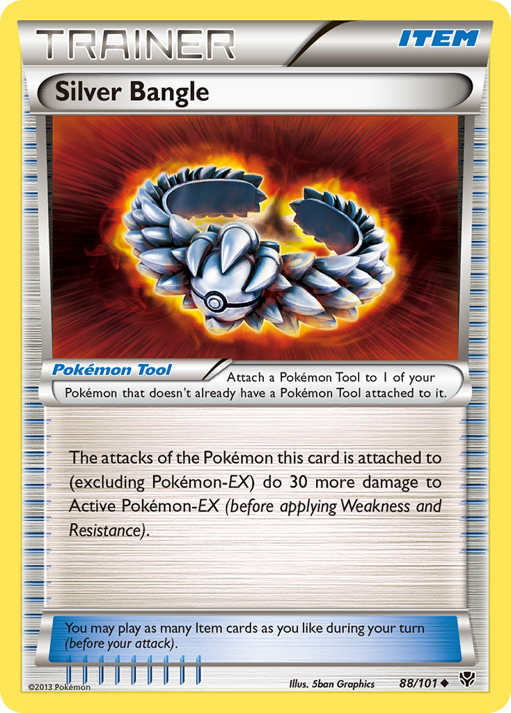 Silver Bangle (88/101) [Black & White: Plasma Blast] | Jomio and Rueliete's Cards and Comics