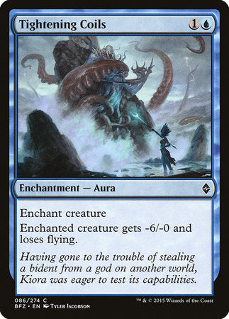 Tightening Coils [Battle for Zendikar] | Jomio and Rueliete's Cards and Comics