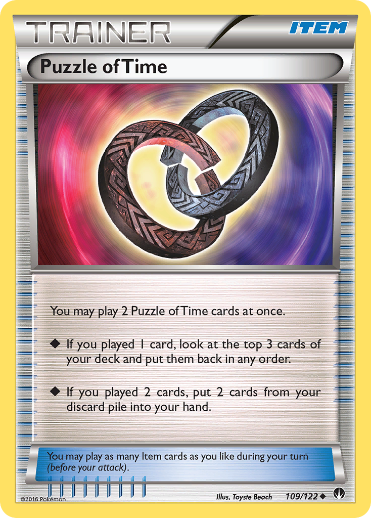 Puzzle of Time (109/122) [XY: BREAKpoint] | Jomio and Rueliete's Cards and Comics
