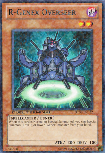 R-Genex Overseer [DT03-EN022] Rare | Jomio and Rueliete's Cards and Comics