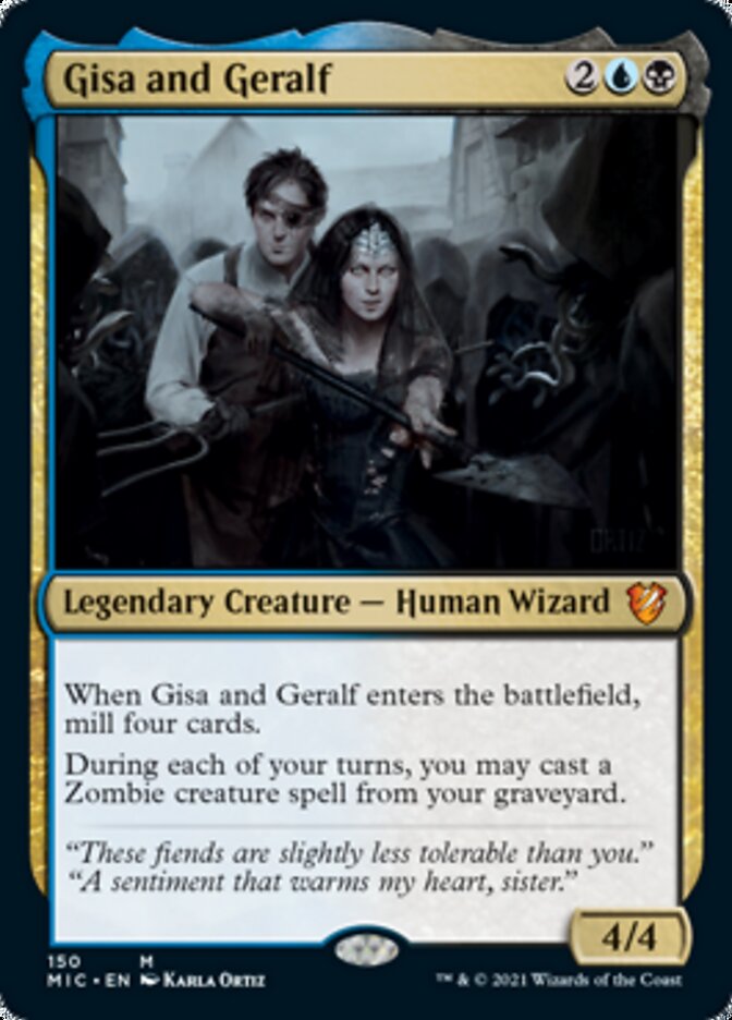 Gisa and Geralf [Innistrad: Midnight Hunt Commander] | Jomio and Rueliete's Cards and Comics