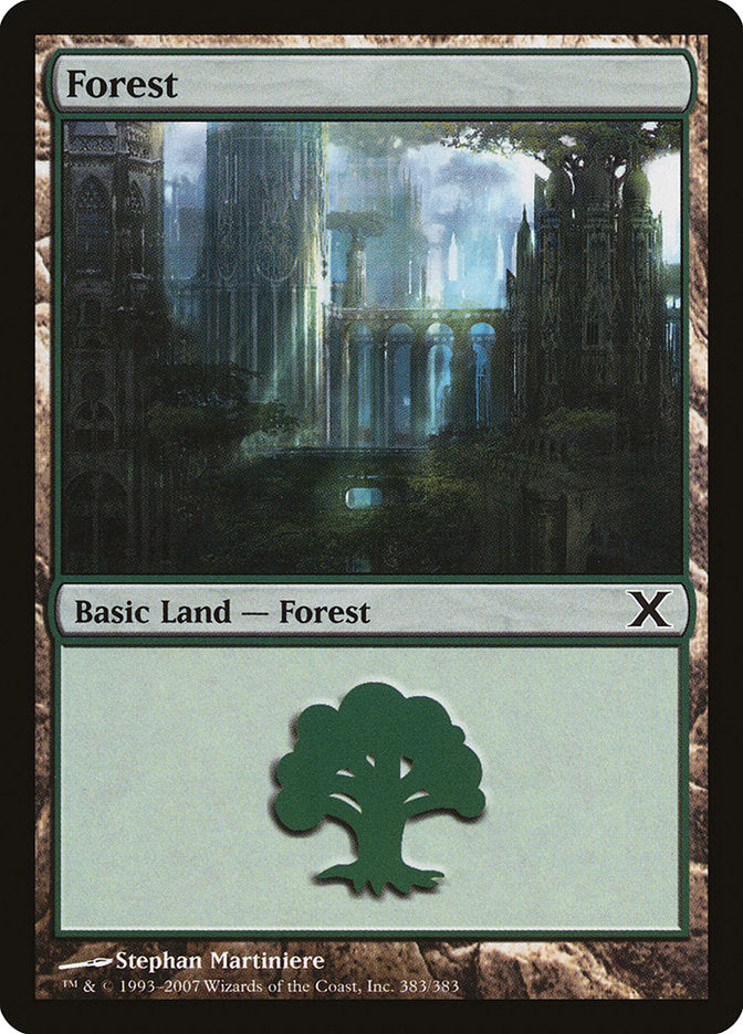 Forest (383) [Tenth Edition] | Jomio and Rueliete's Cards and Comics