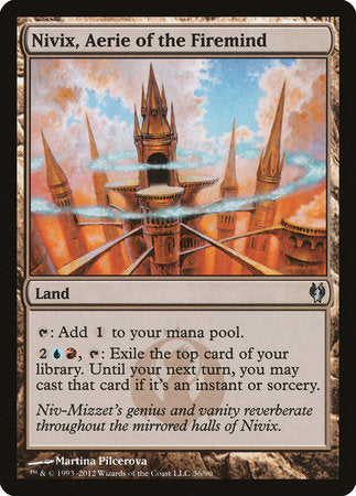 Nivix, Aerie of the Firemind [Duel Decks: Izzet vs. Golgari] | Jomio and Rueliete's Cards and Comics
