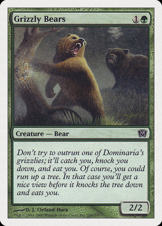 Grizzly Bears [Ninth Edition] | Jomio and Rueliete's Cards and Comics