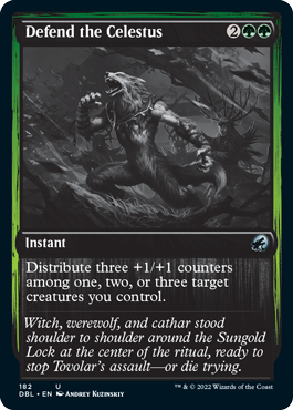 Defend the Celestus [Innistrad: Double Feature] | Jomio and Rueliete's Cards and Comics