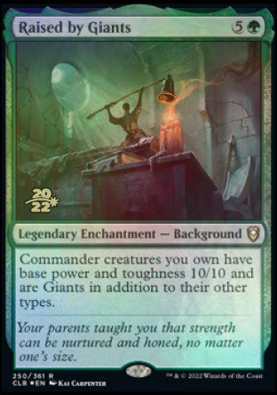 Raised by Giants [Commander Legends: Battle for Baldur's Gate Prerelease Promos] | Jomio and Rueliete's Cards and Comics