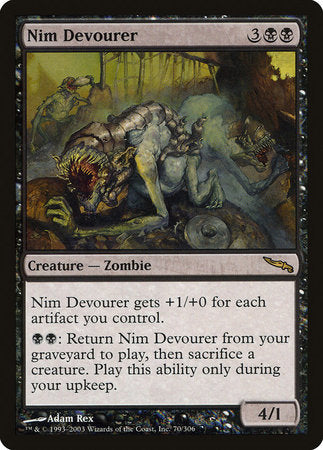 Nim Devourer [Mirrodin] | Jomio and Rueliete's Cards and Comics