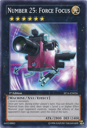 Number 25: Force Focus [SP14-EN026] Common | Jomio and Rueliete's Cards and Comics