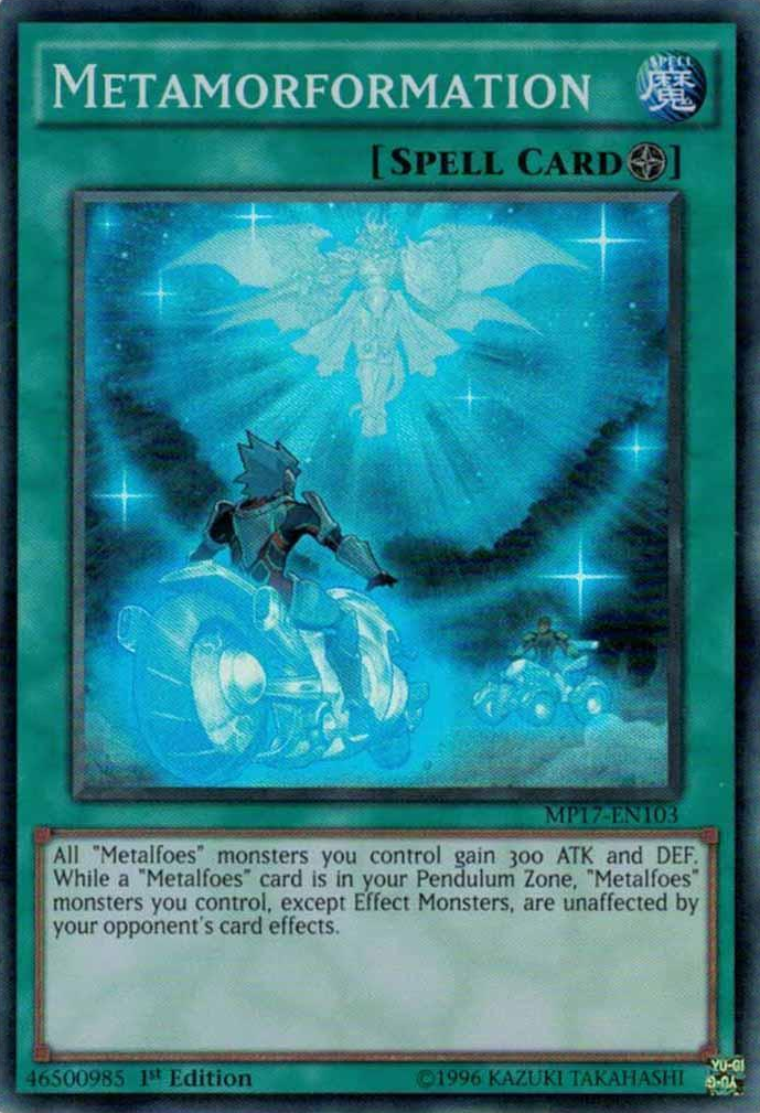 Metamorformation [MP17-EN103] Super Rare | Jomio and Rueliete's Cards and Comics