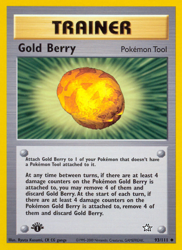 Gold Berry (93/111) [Neo Genesis 1st Edition] | Jomio and Rueliete's Cards and Comics