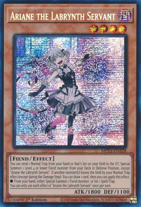 Ariane the Labrynth Servant [MP23-EN228] Prismatic Secret Rare | Jomio and Rueliete's Cards and Comics