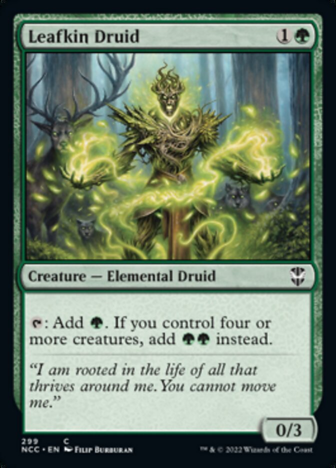 Leafkin Druid [Streets of New Capenna Commander] | Jomio and Rueliete's Cards and Comics