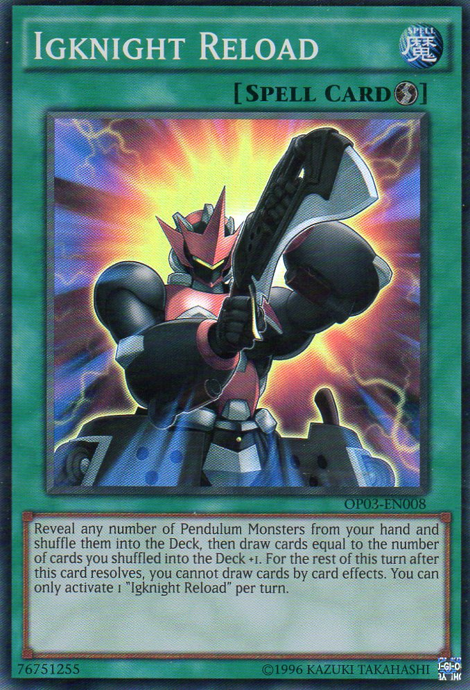 Igknight Reload [OP03-EN008] Super Rare | Jomio and Rueliete's Cards and Comics