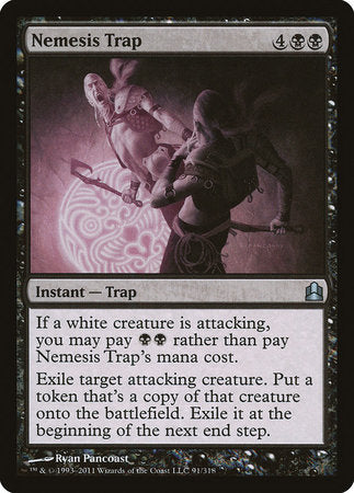 Nemesis Trap [Commander 2011] | Jomio and Rueliete's Cards and Comics